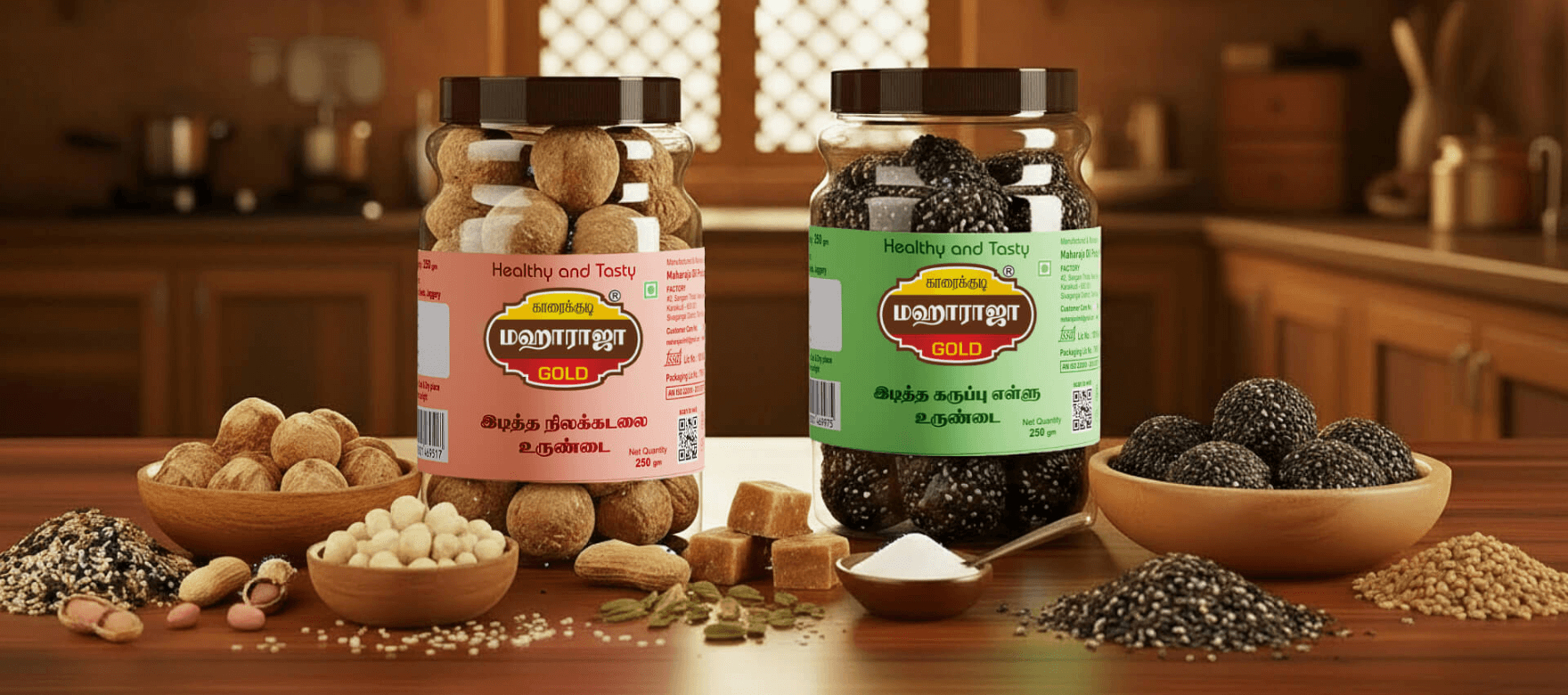 Traditional Ellu & Kadalai Urundai banner