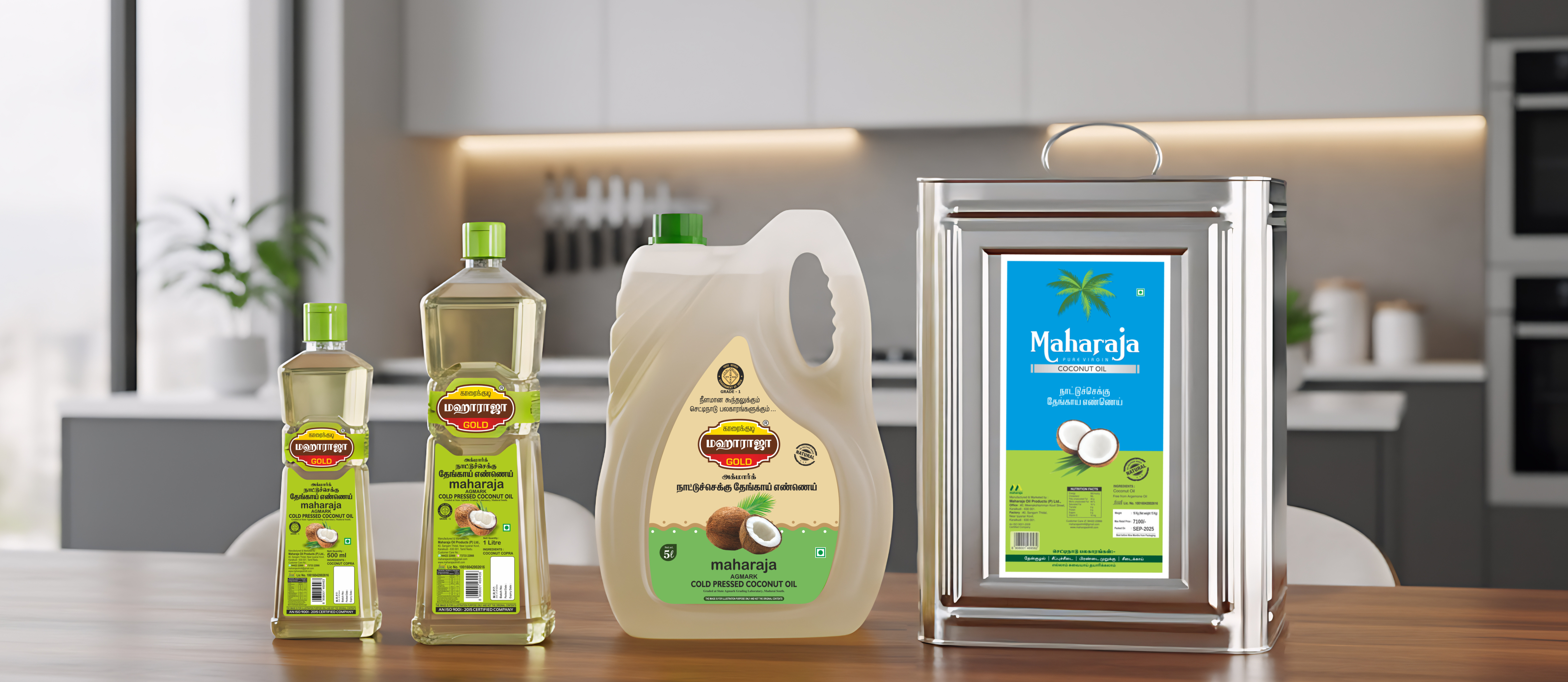 Maharaja Chekku Coconut Oil banner