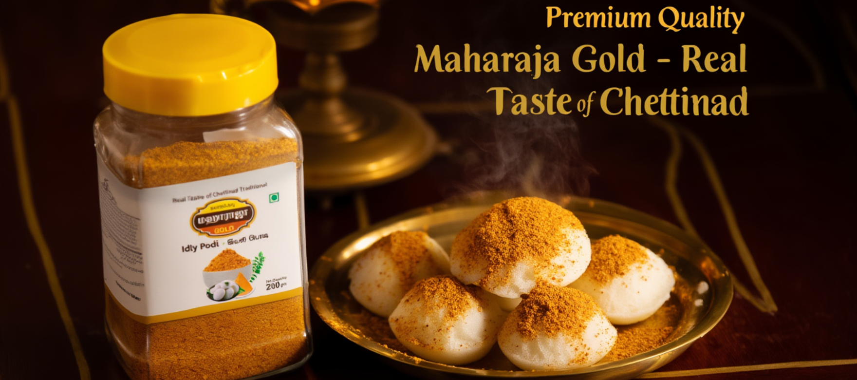 Maharaja Idly Podi banner